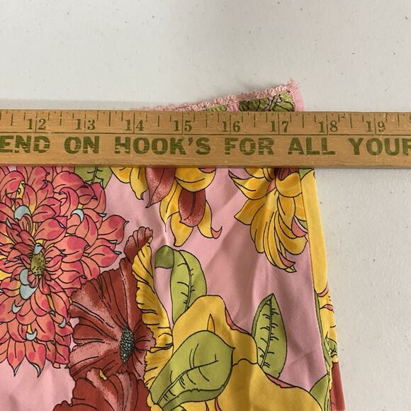 Vintage Y2k Sz 14 Old Navy Skirt Pink Floral Cottagecore Country Feminine Spring - Picture 6 of 8